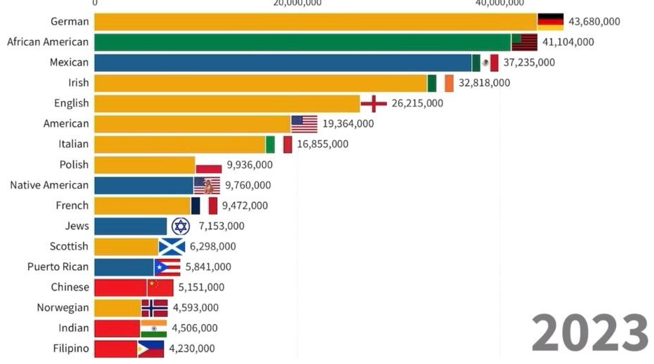Ethnic Groups in USA - 2023